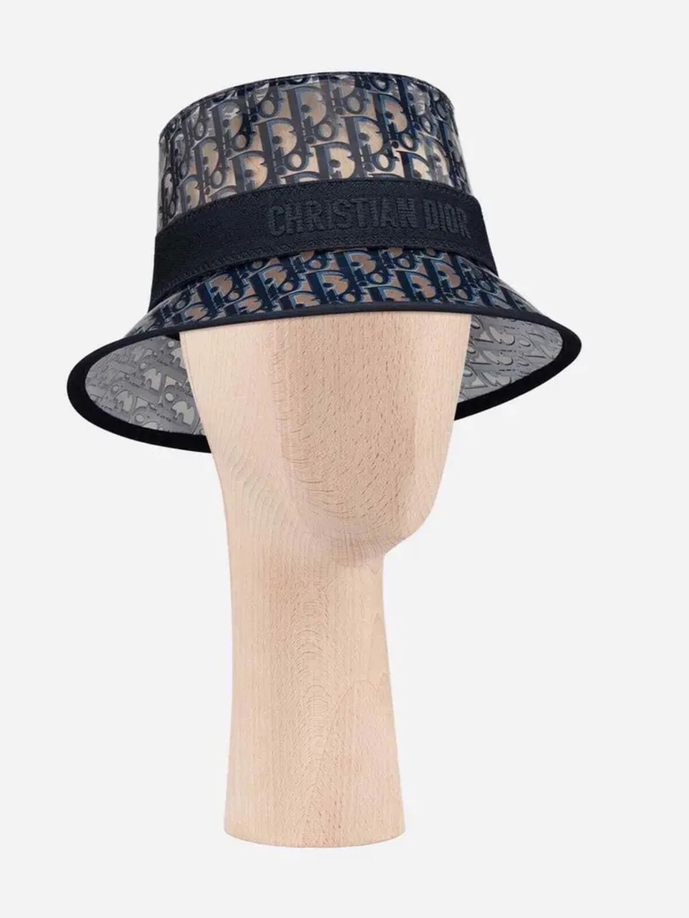 Christian Dior Blue Logo Rain Bucket Hat - Picture 2 of 5